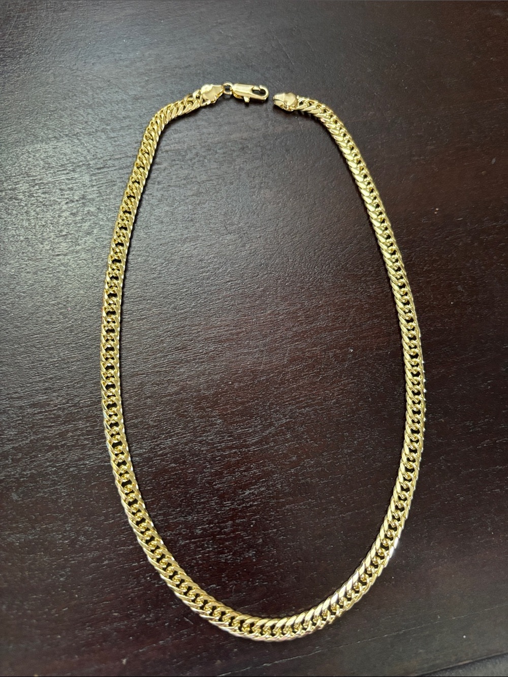 Pretty Bird Classic Gold-Tone Cuban Link Necklace NWOT
